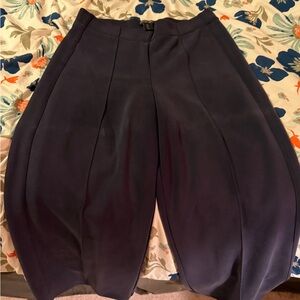 Christian Siriano Deep Blue Wide Leg Pants